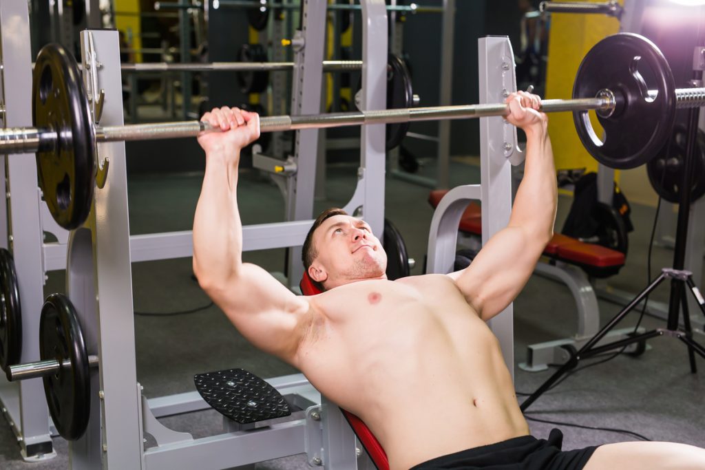 Chest press inclinata