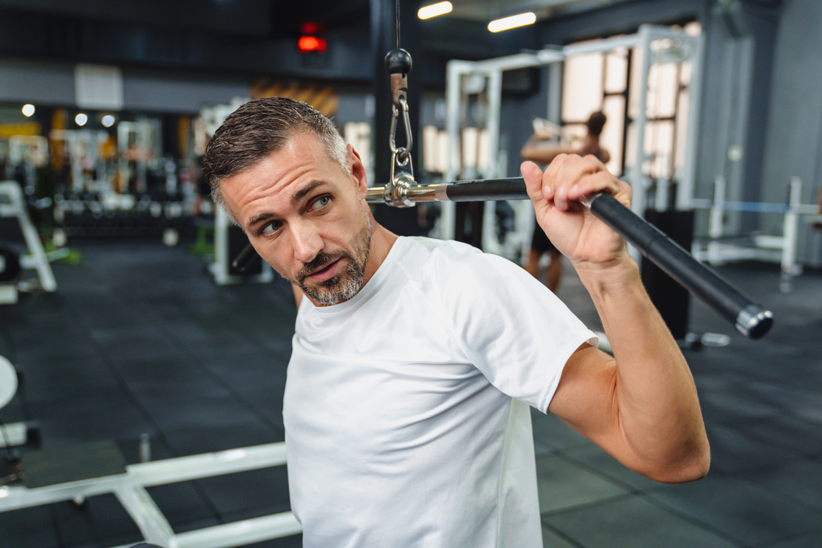 Lat machine presa supina