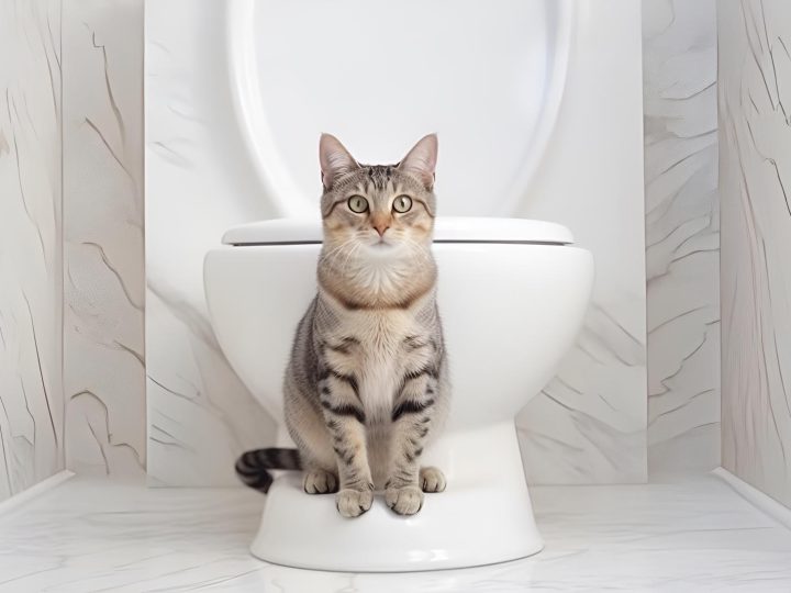 Perché i gatti ti seguono in bagno?